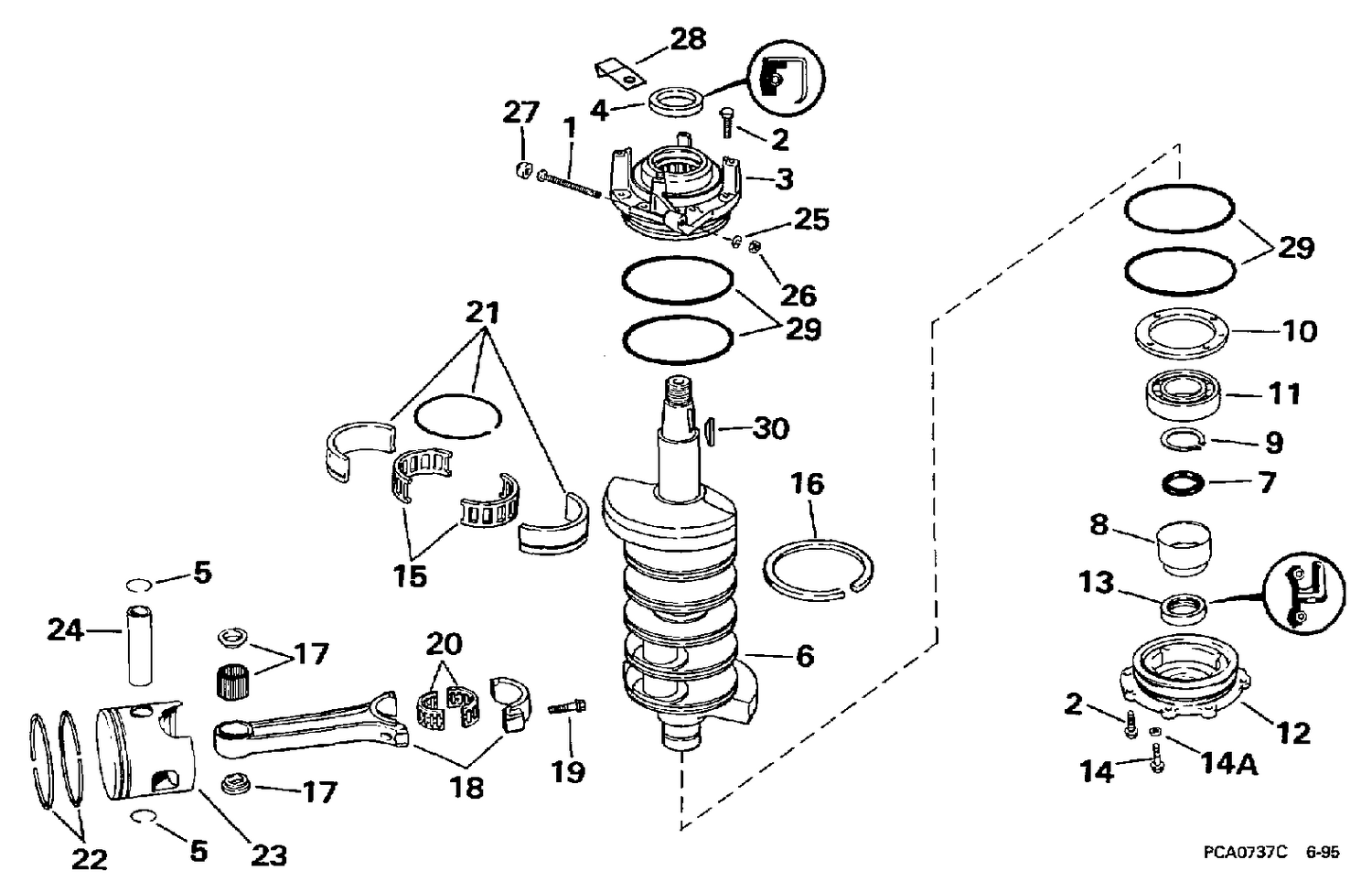 CRANKSHAFT & PISTON