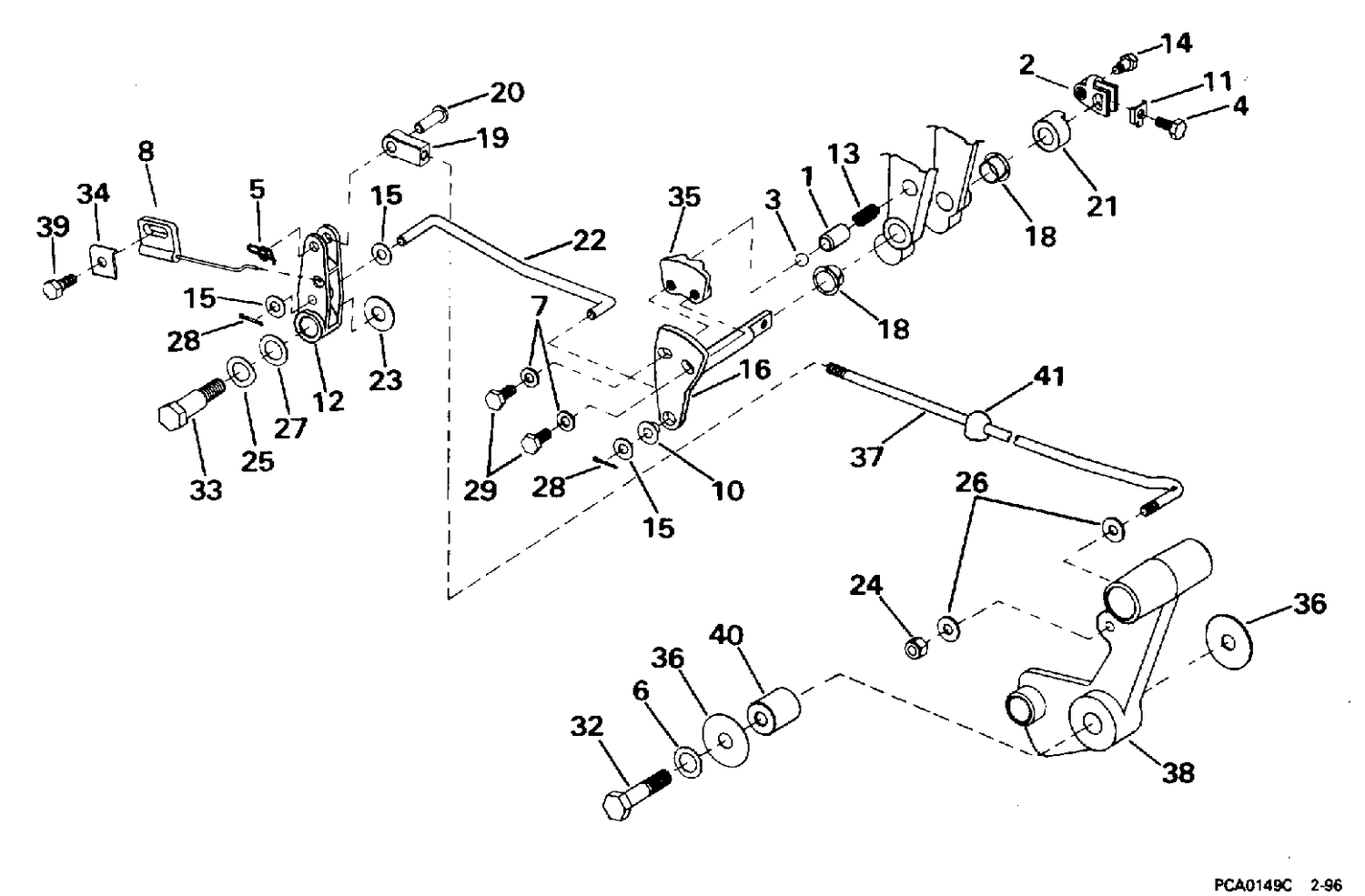 SHIFT & THROTTLE LINKAGE (CONTINUED)
