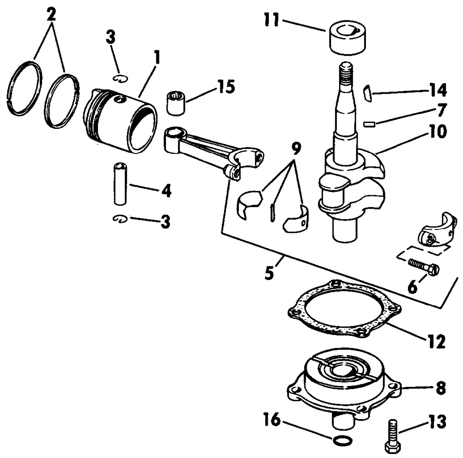 CRANKSHAFT & PISTON