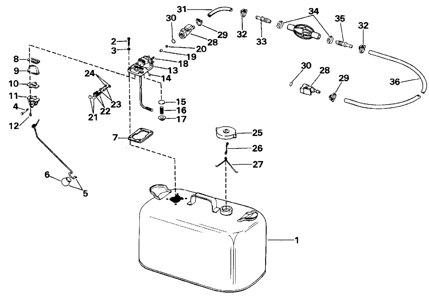 FUEL TANK WITH GAUGE