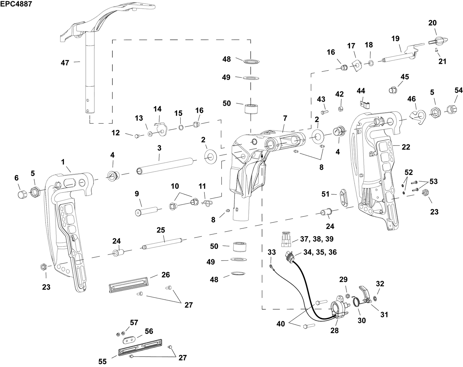 06-3_SWIVEL BRACKET - Power Tilt