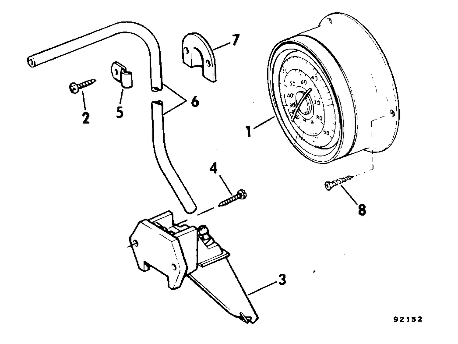 SPEEDOMETER KIT-SURFACE MOUNT
