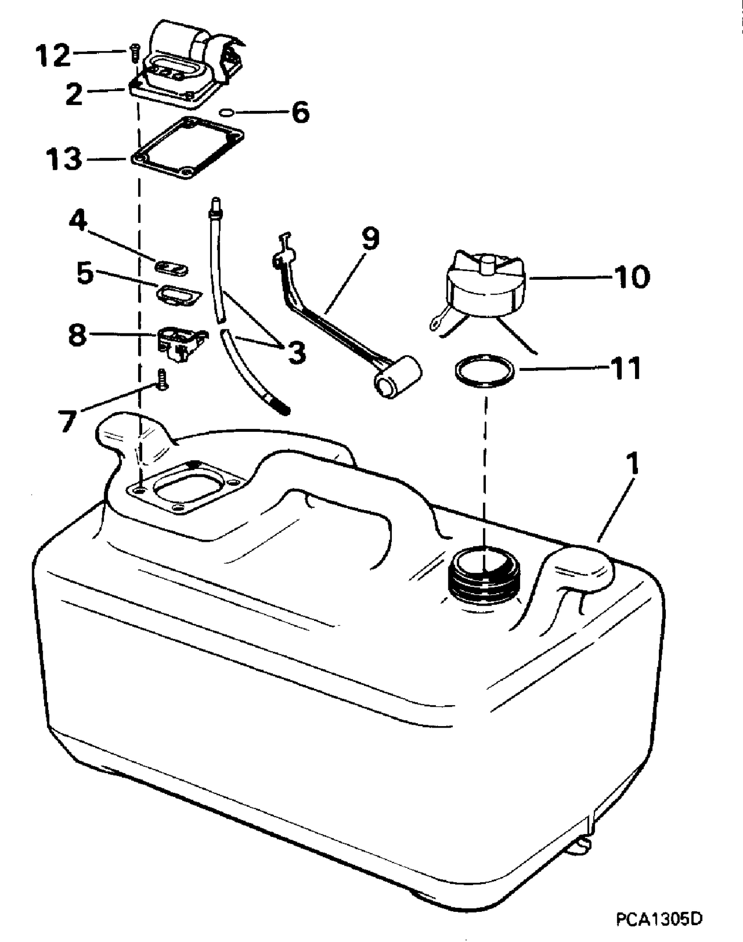 FUEL TANK - 6 GALLON