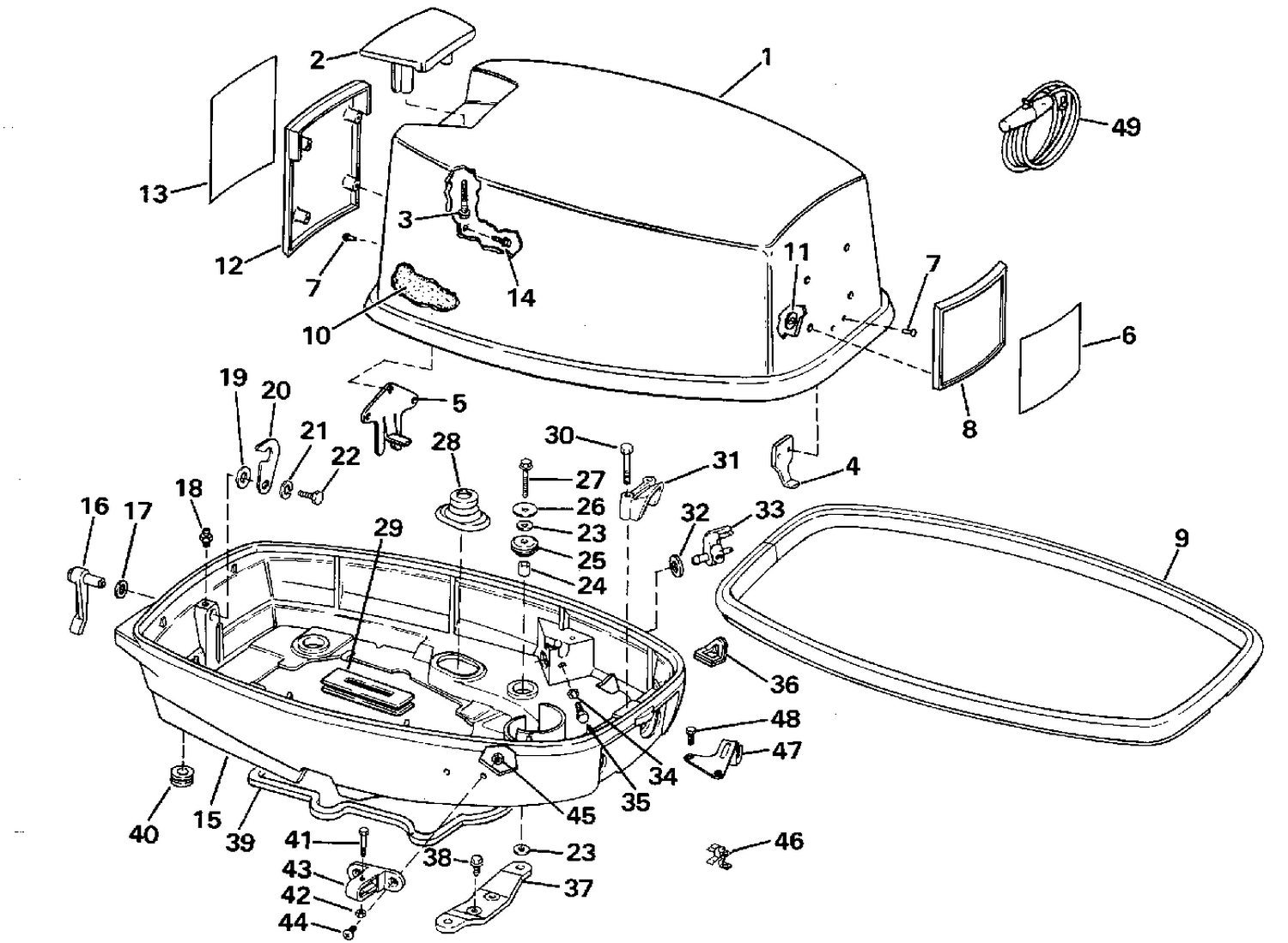 ENGINE COVER - JOHNSON