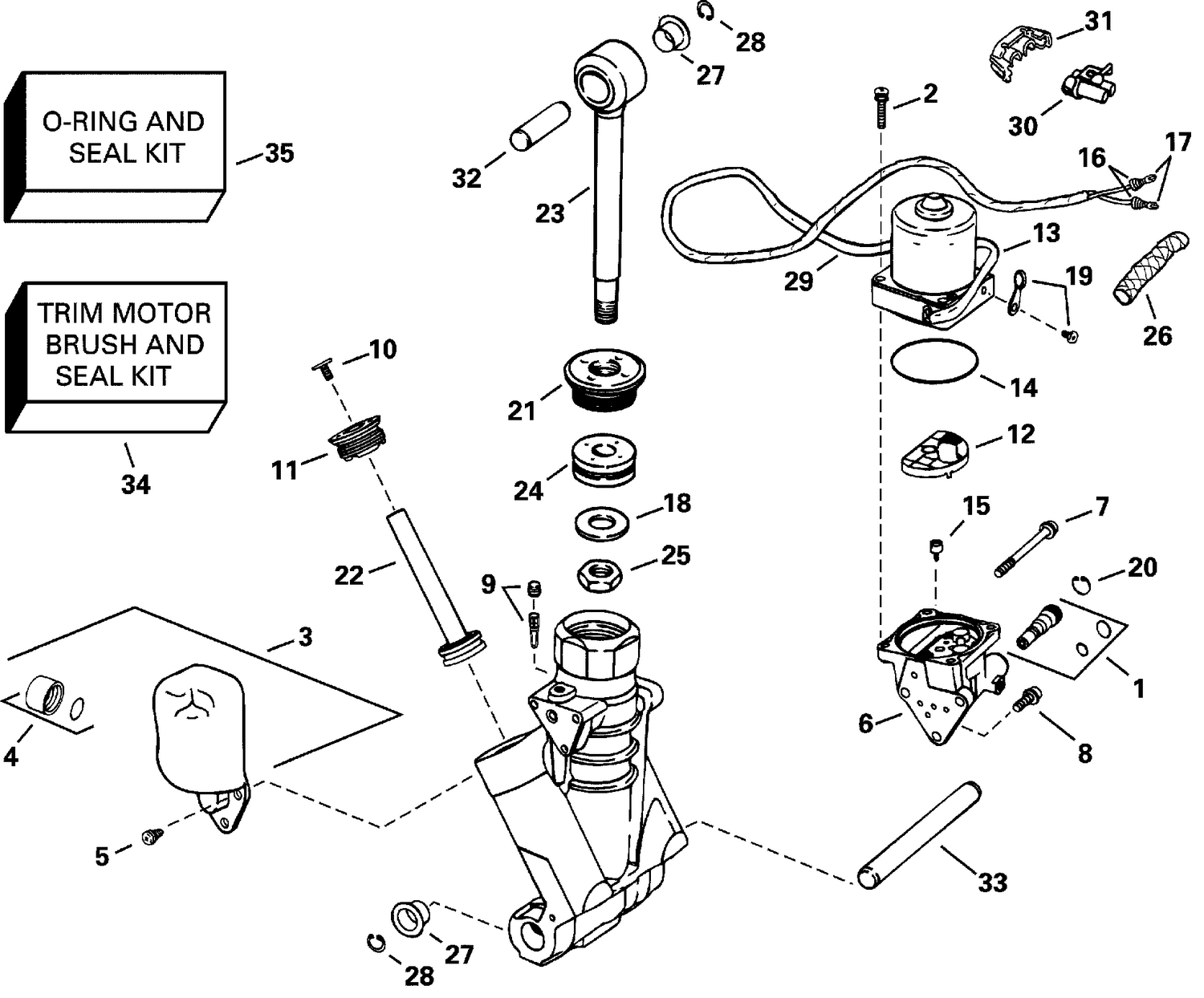 POWER TRIM/TILT HYDRAULIC ASSEMBLY
