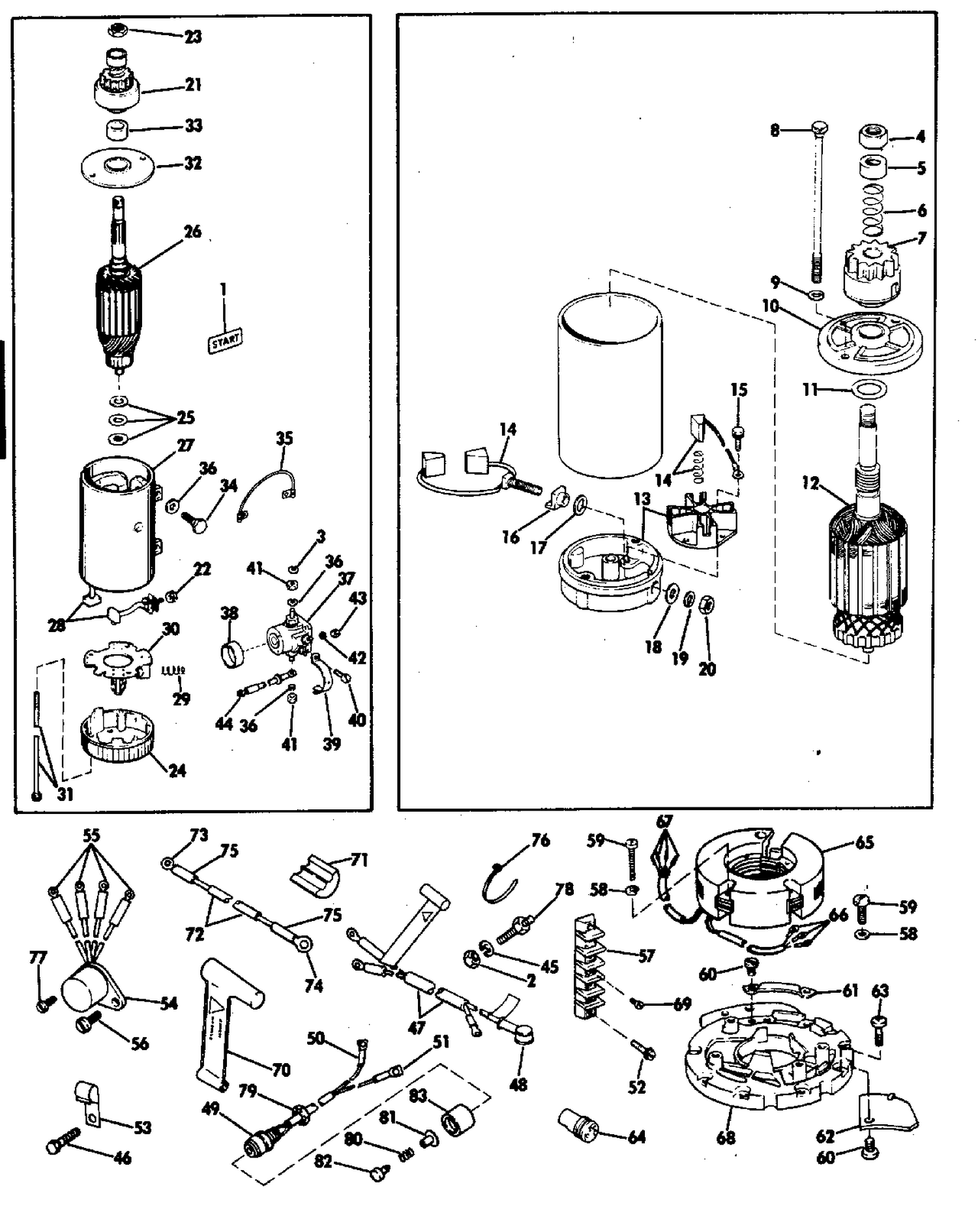 ELECTRIC START KIT 55