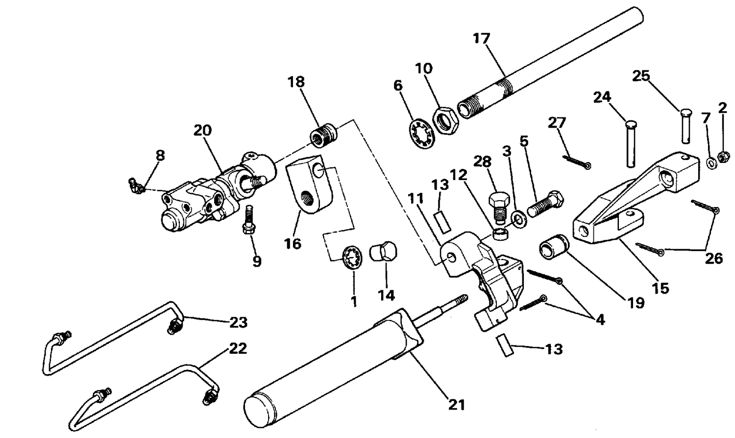 POWER STEERING CYLINDER