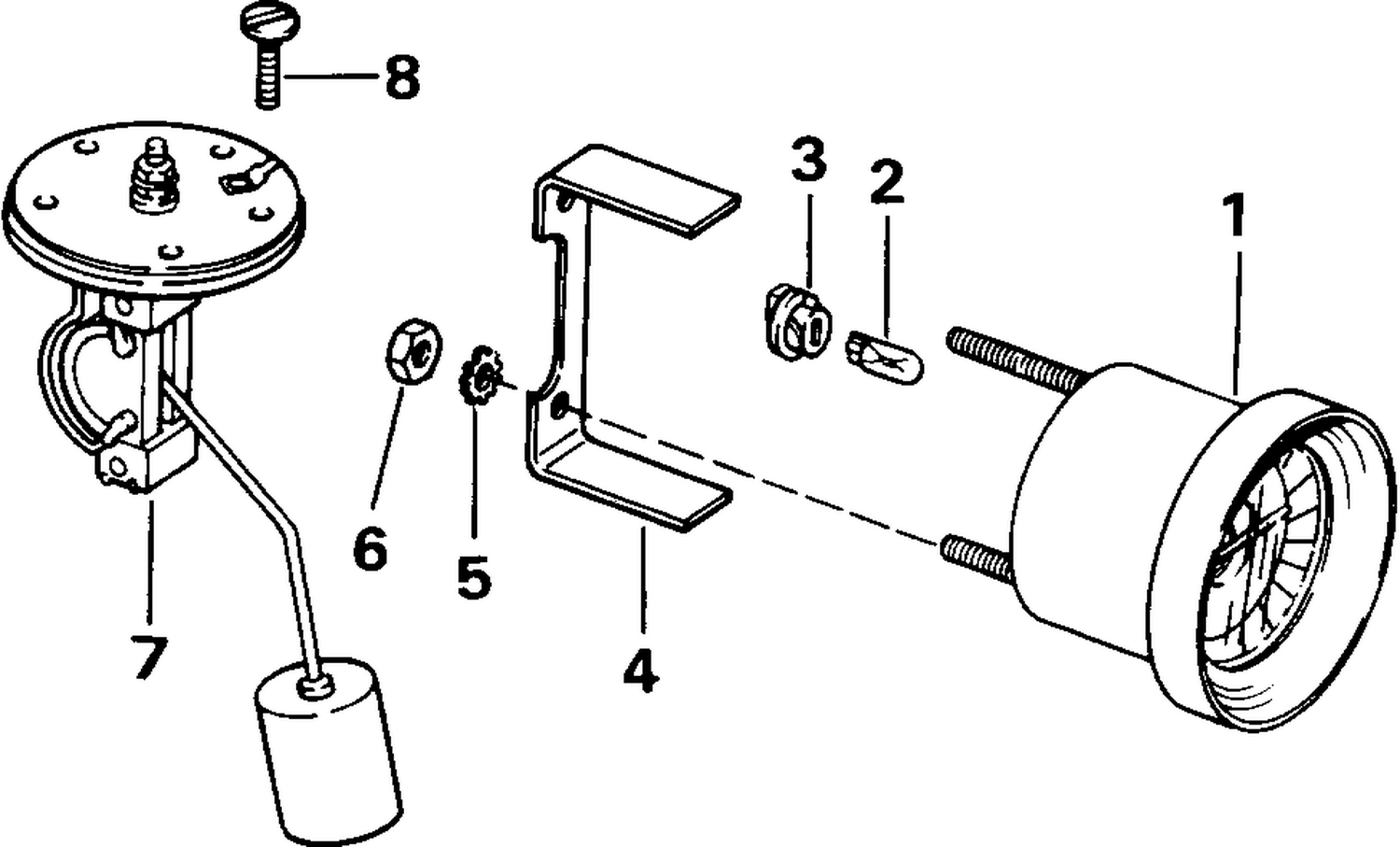 OIL LEVEL GAUGE & SENDING UNIT - ALL VRO 2 OIL TANKS