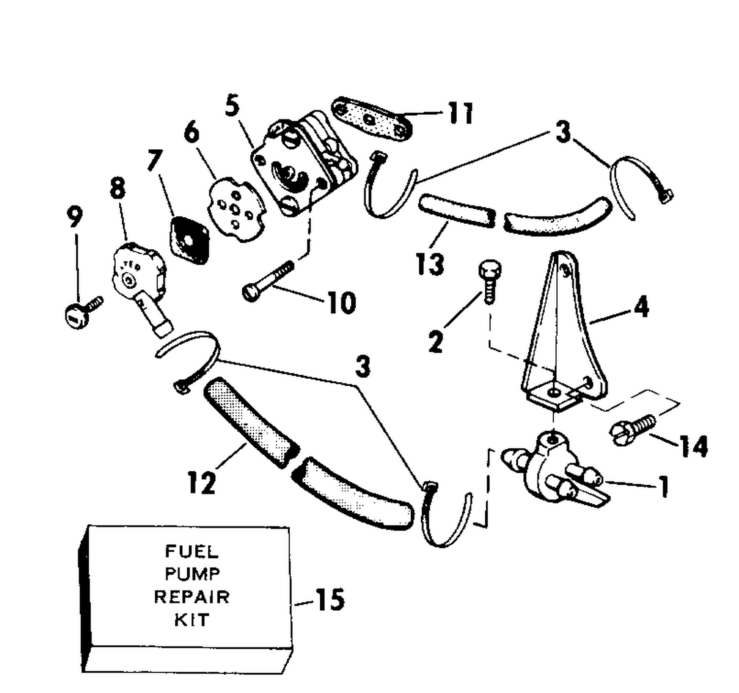 FUEL PUMP - BRH MODELS ONLY