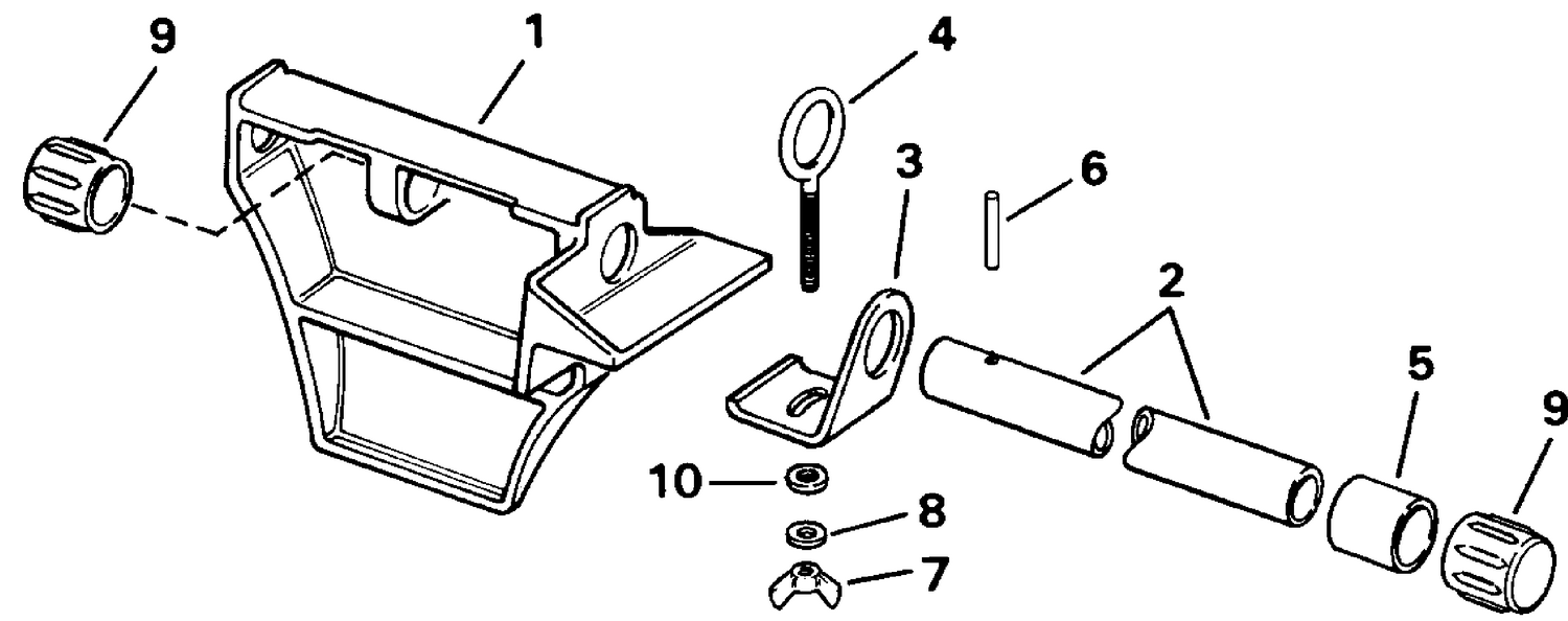 CANOE MOTOR BRACKET KIT