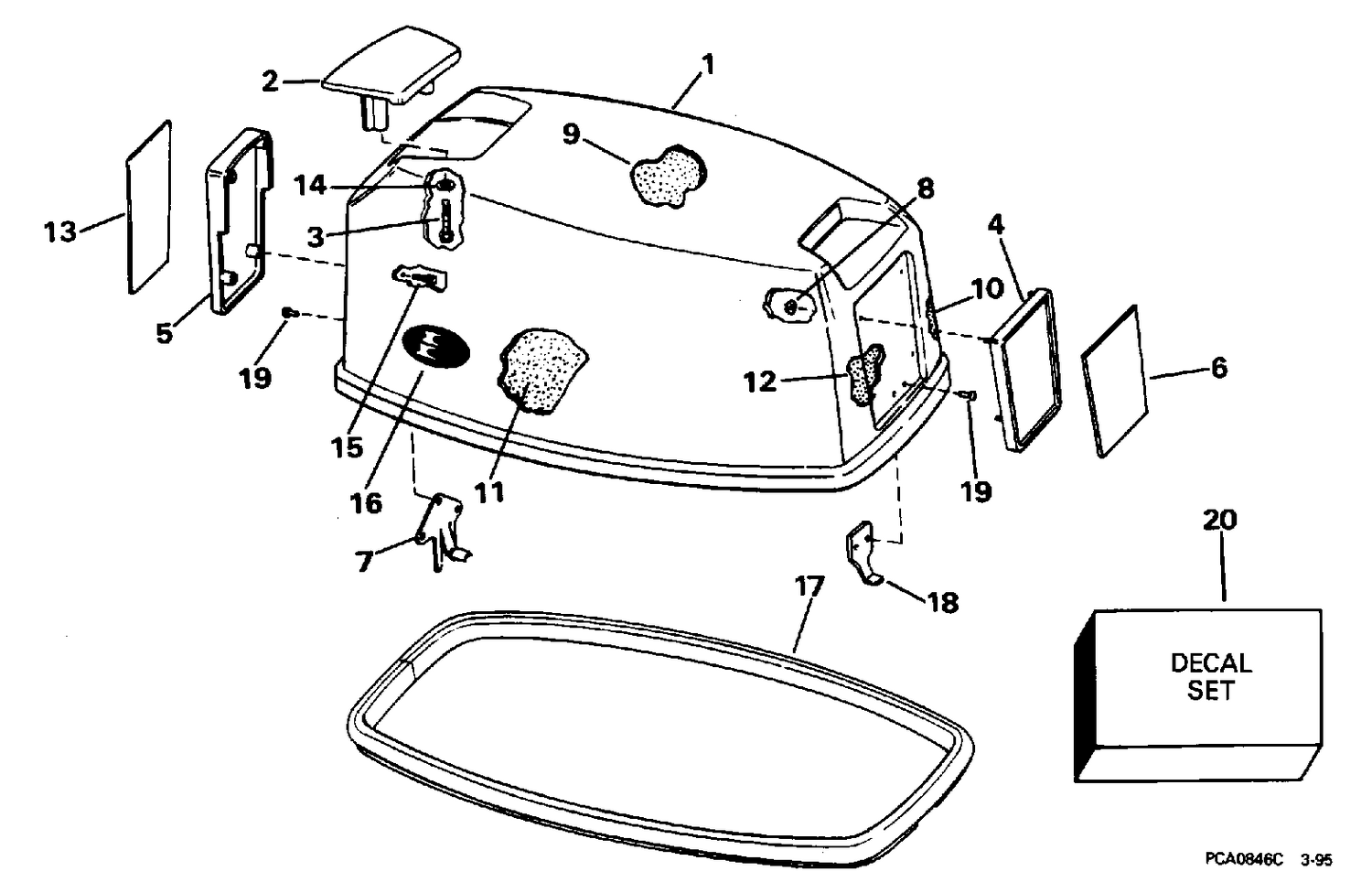 ENGINE COVER - EVINRUDE