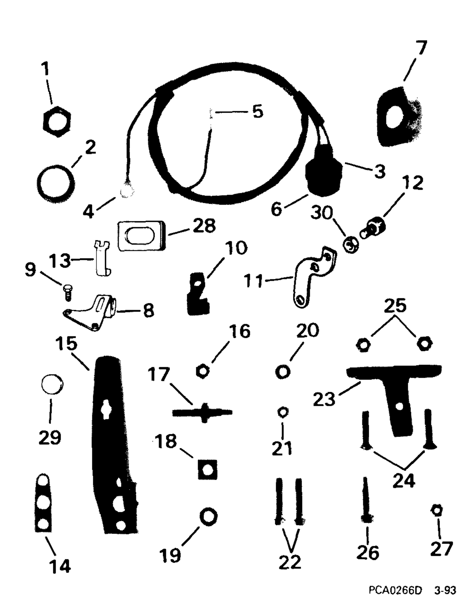 REMOTE CONTROL ADAPTER KIT -- 20, 25, & 30 (2-CYLINDER)