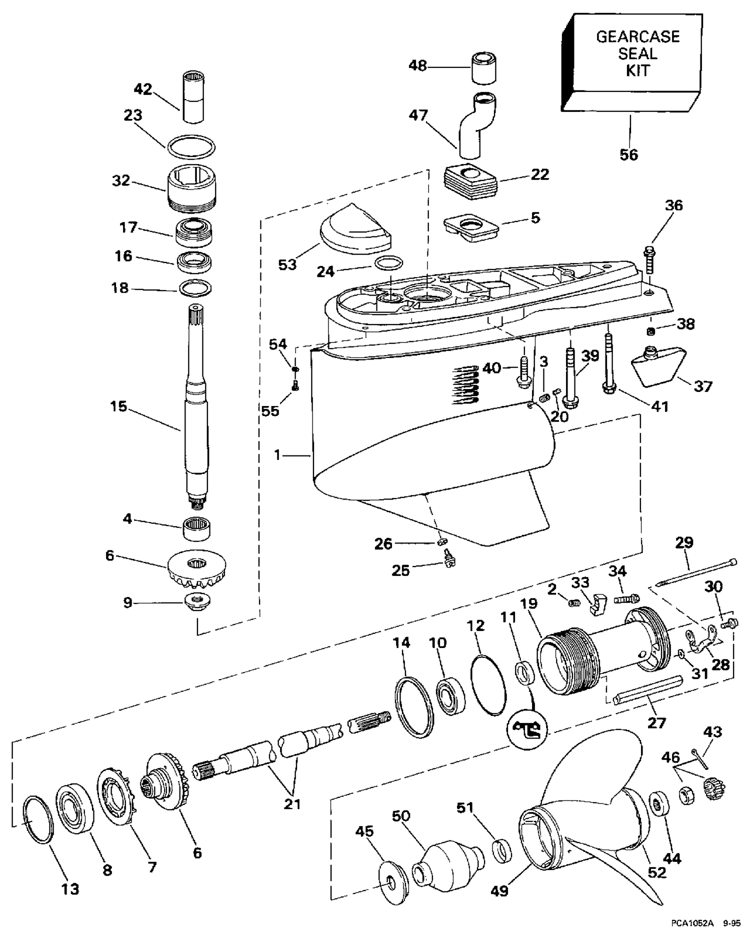 LOWER GEARCASE