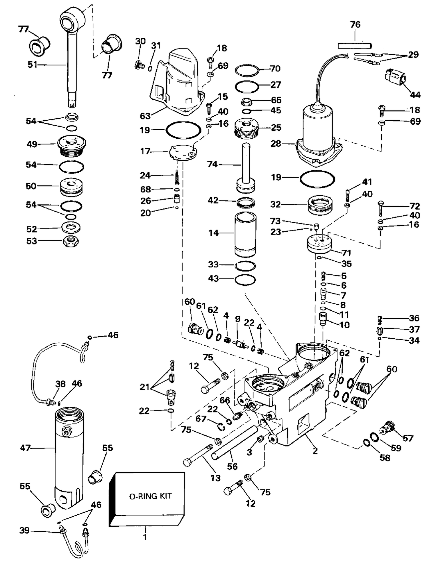 POWER TRIM/TILT HYDRAULIC ASSEMBLY