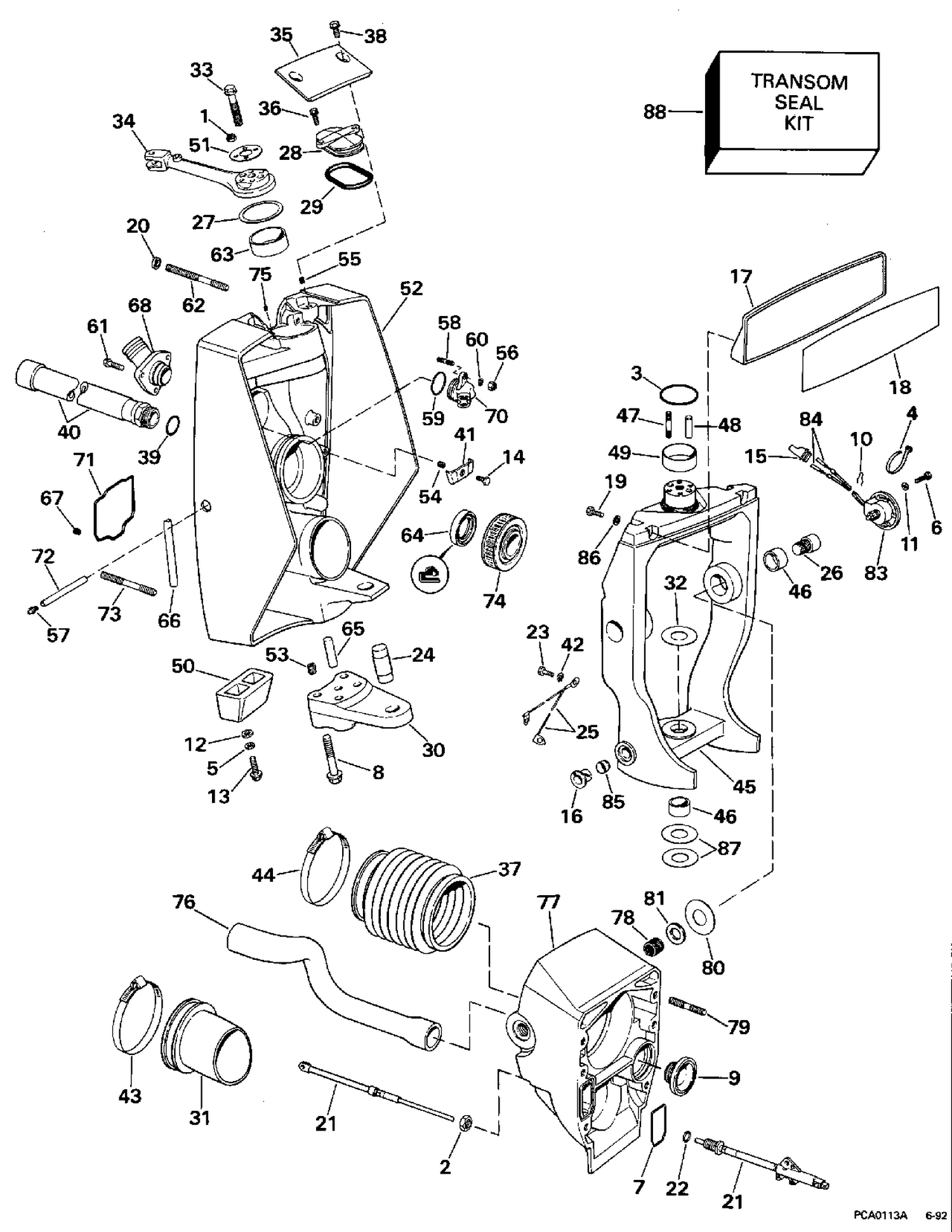 TRANSOM MOUNT