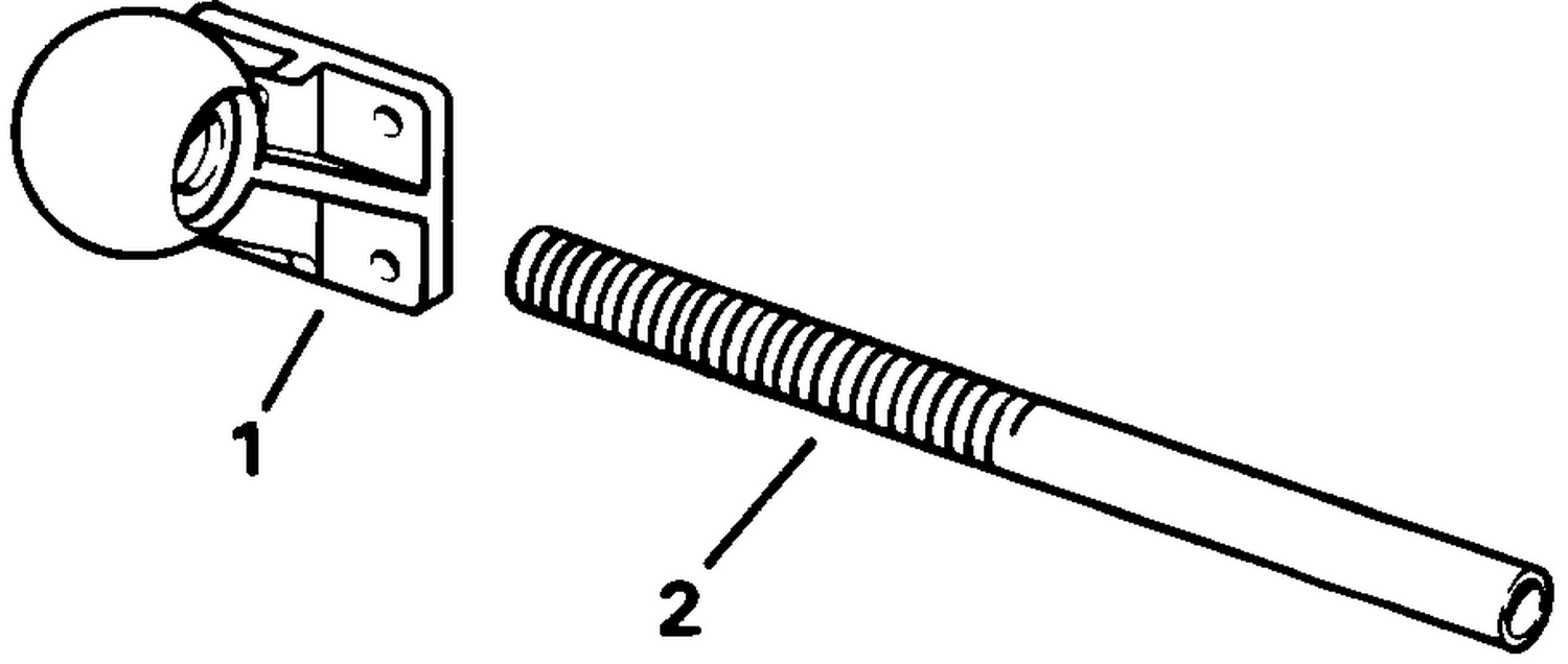 TRANSOM BRACKET KIT - 6 THRU V6