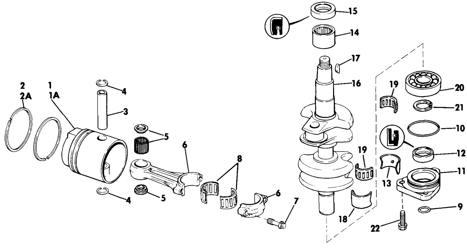 CRANKSHAFT & PISTON
