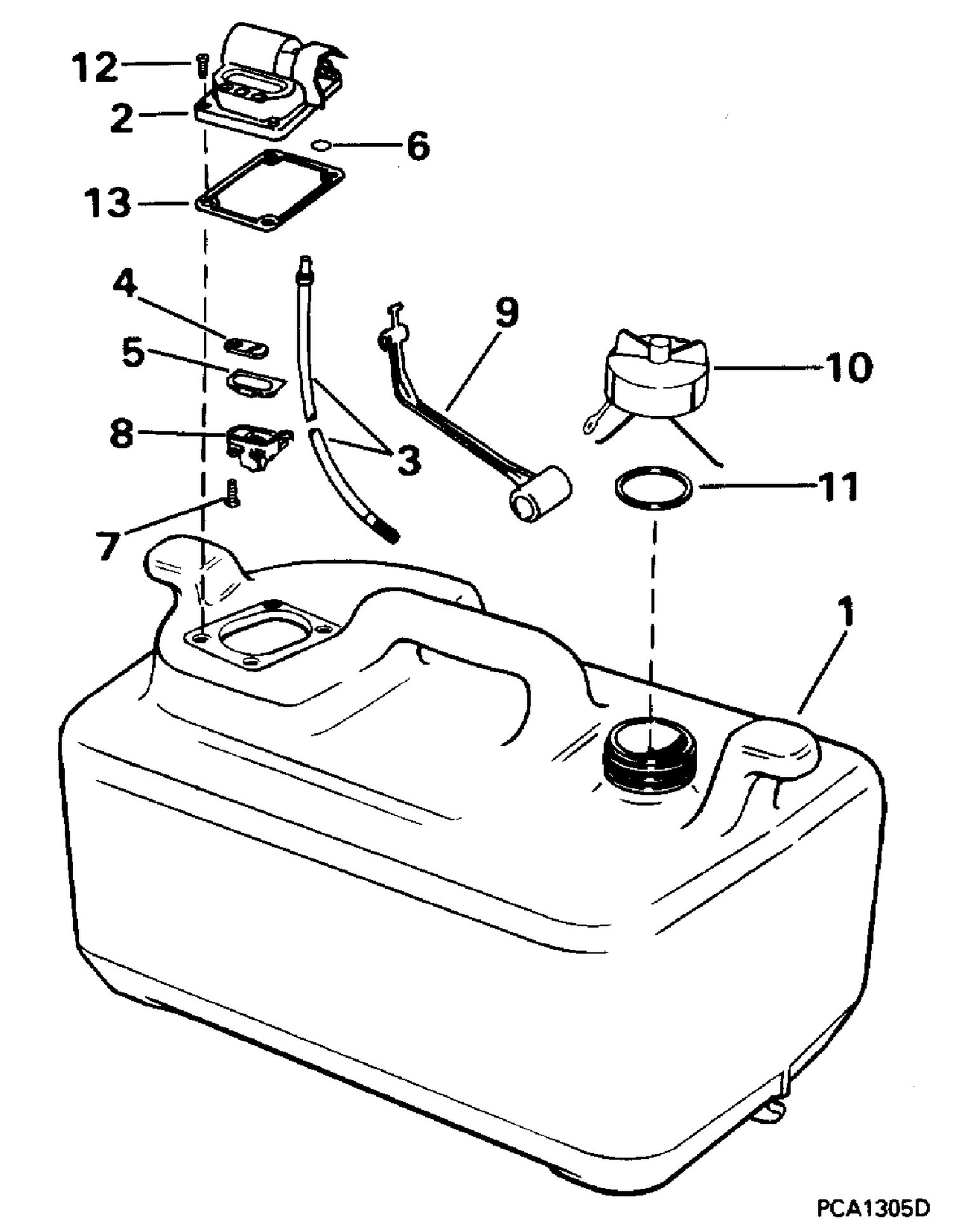 FUEL TANK - 6 GALLON