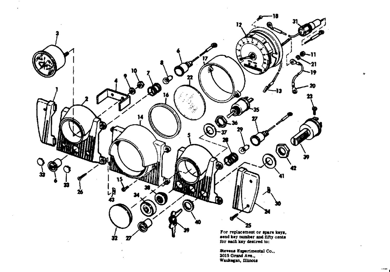 INSTRUMENT PANEL GROUP 80 HP