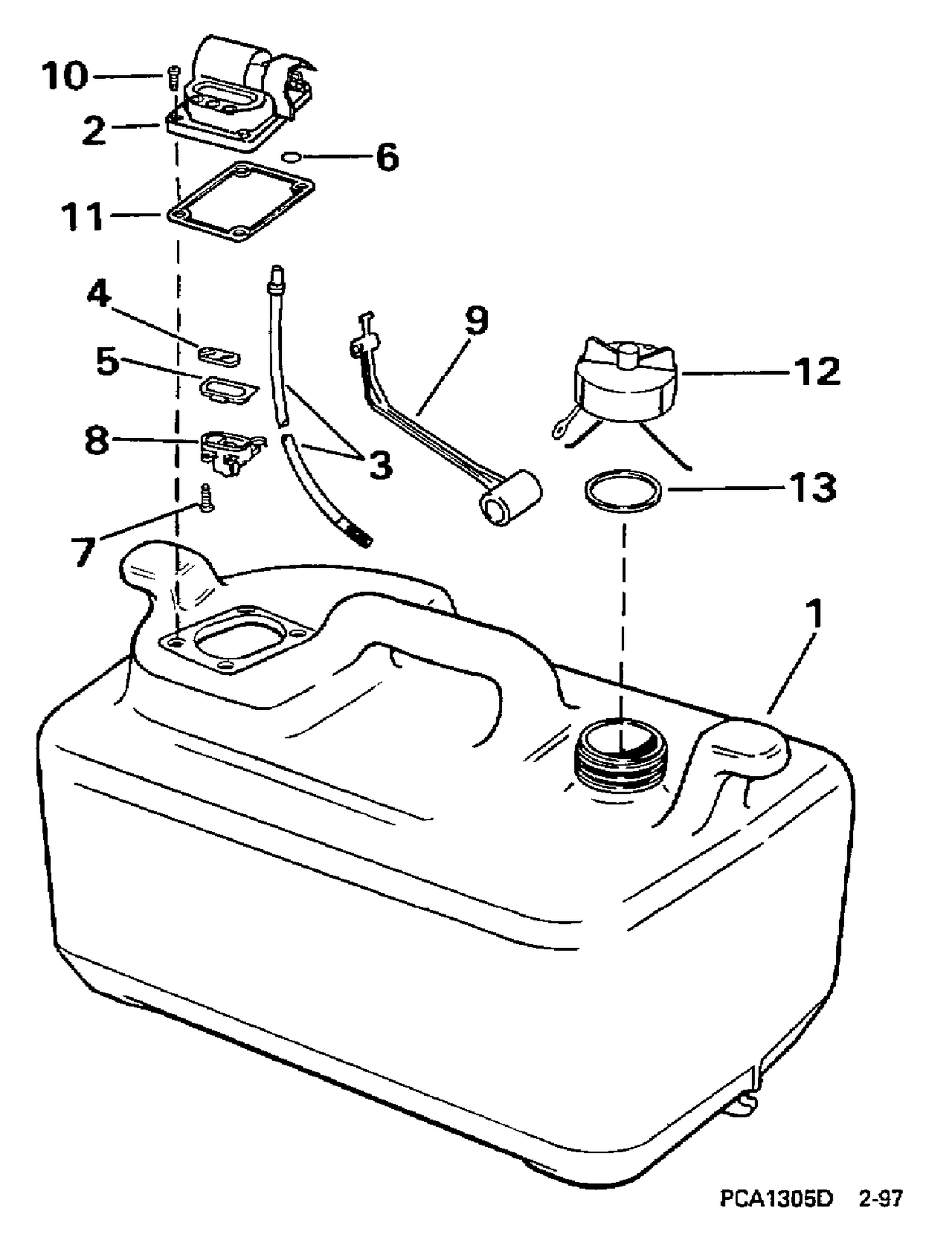FUEL TANK - 6 GALLON