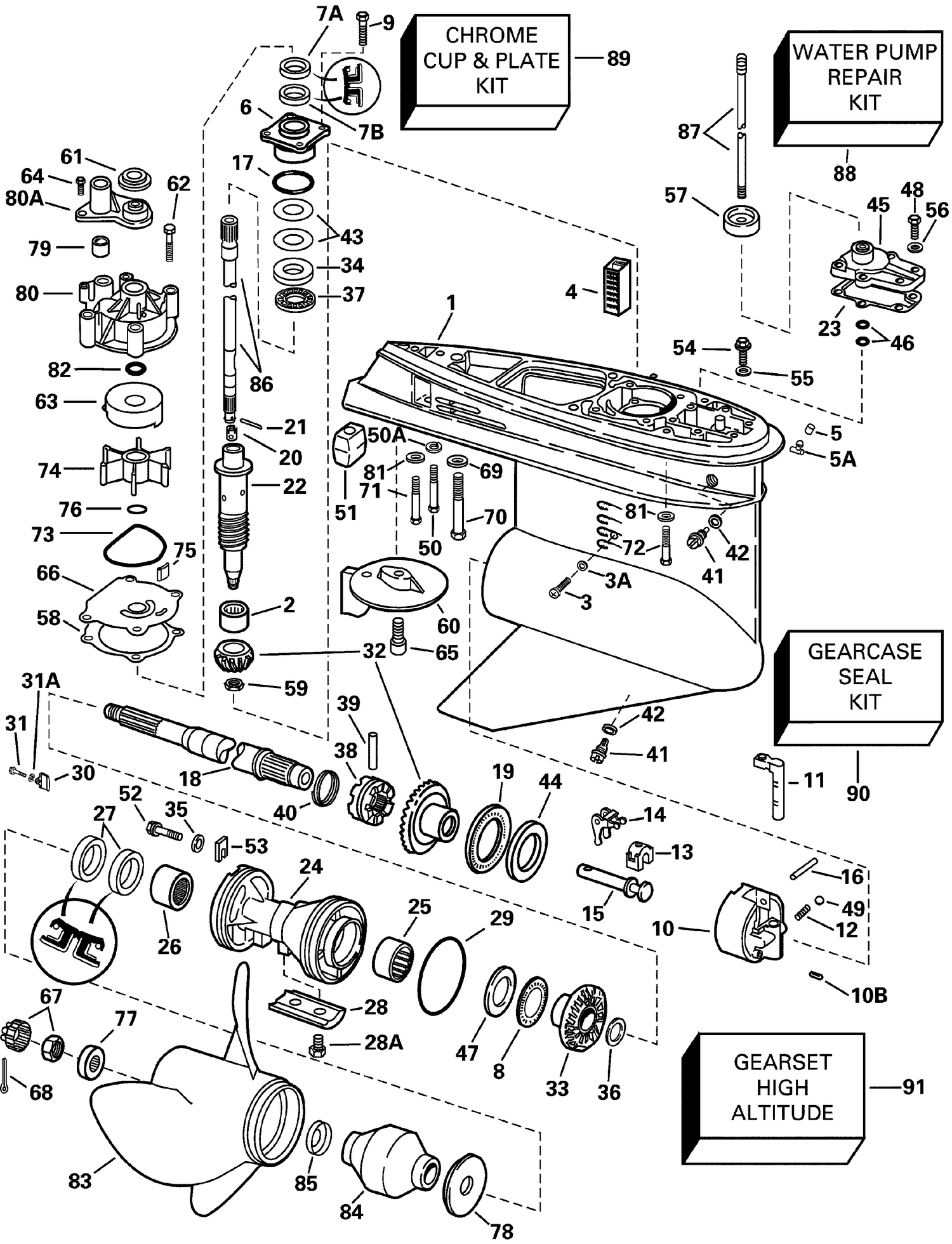 GEARCASE - STANDARD ROTATION - FPL - FL MODELS