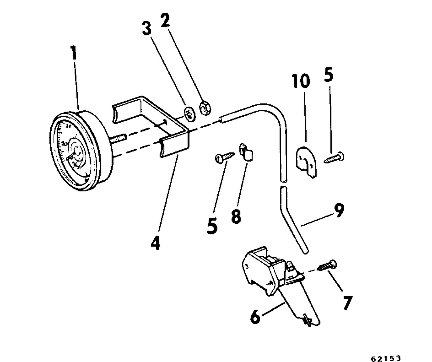 SPEEDOMETER KIT-FLUSH MOUNT