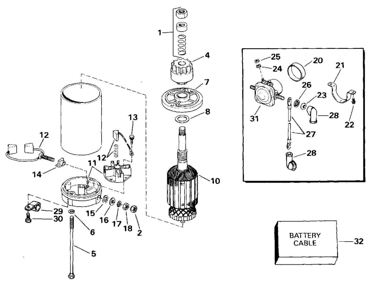 ELECTRIC STARTER & SOLENOID