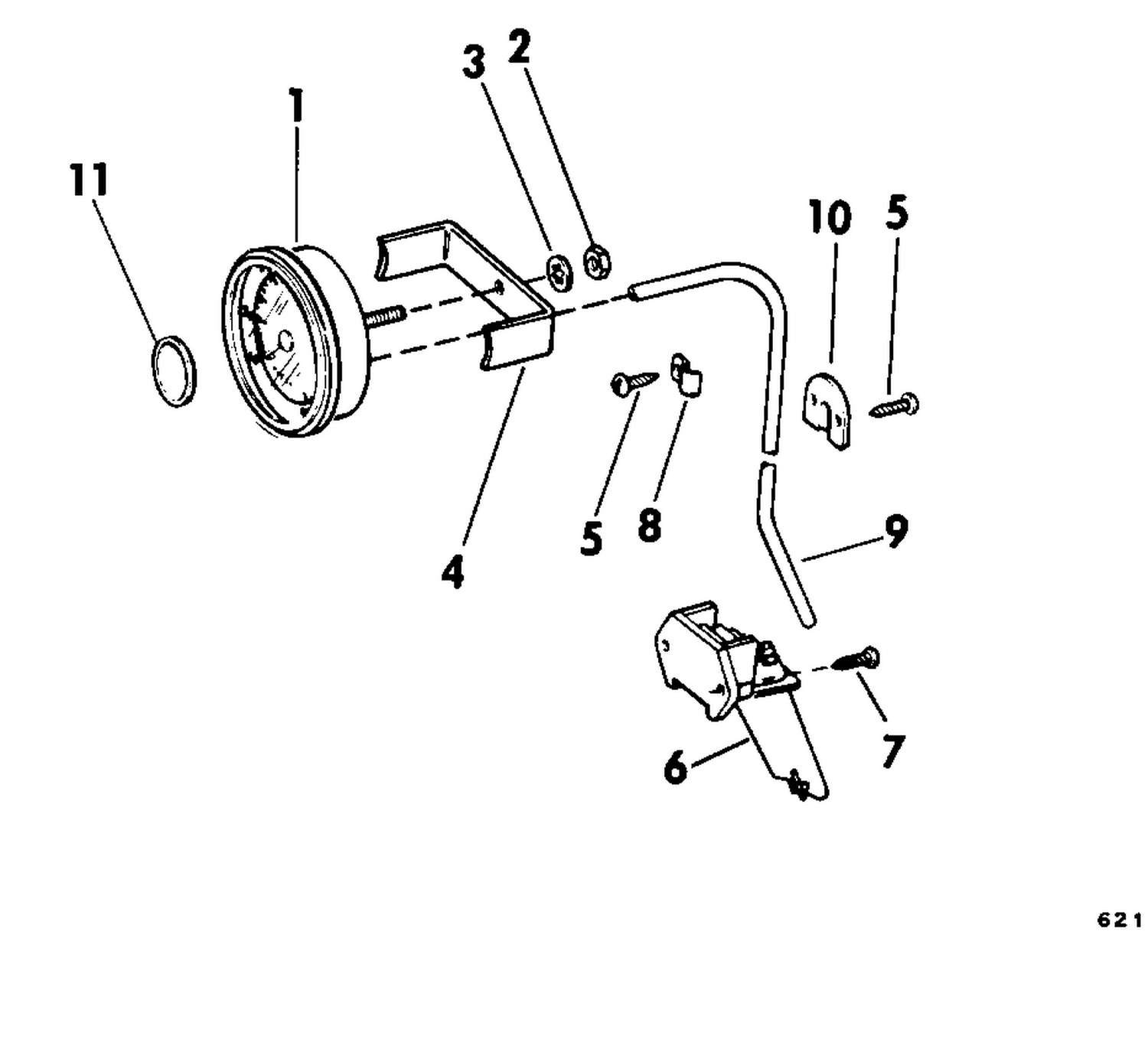 SPEEDOMETER KIT-RING BEZEL