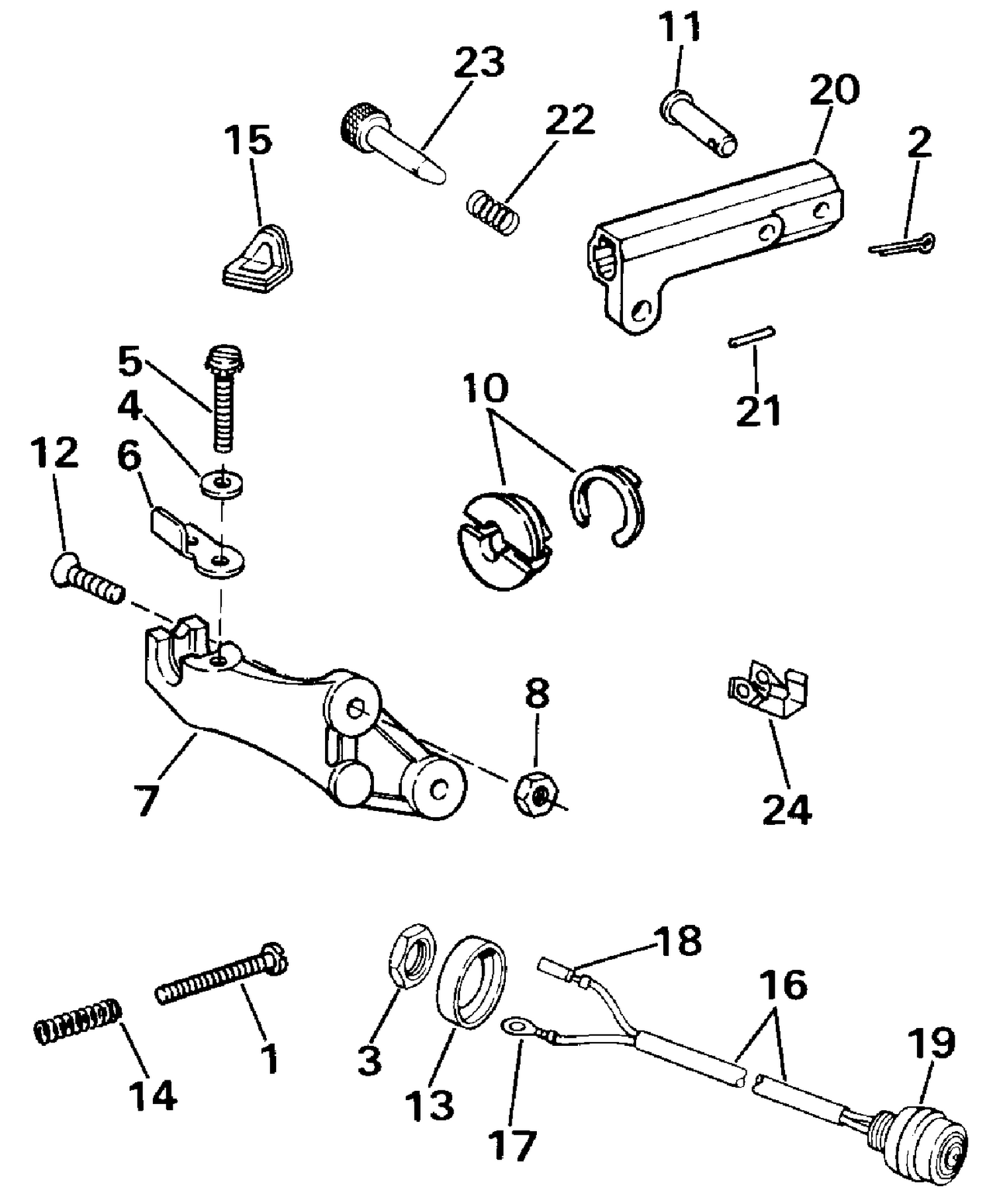REMOTE CONTROL ADAPTER KIT - 9.9, 15
