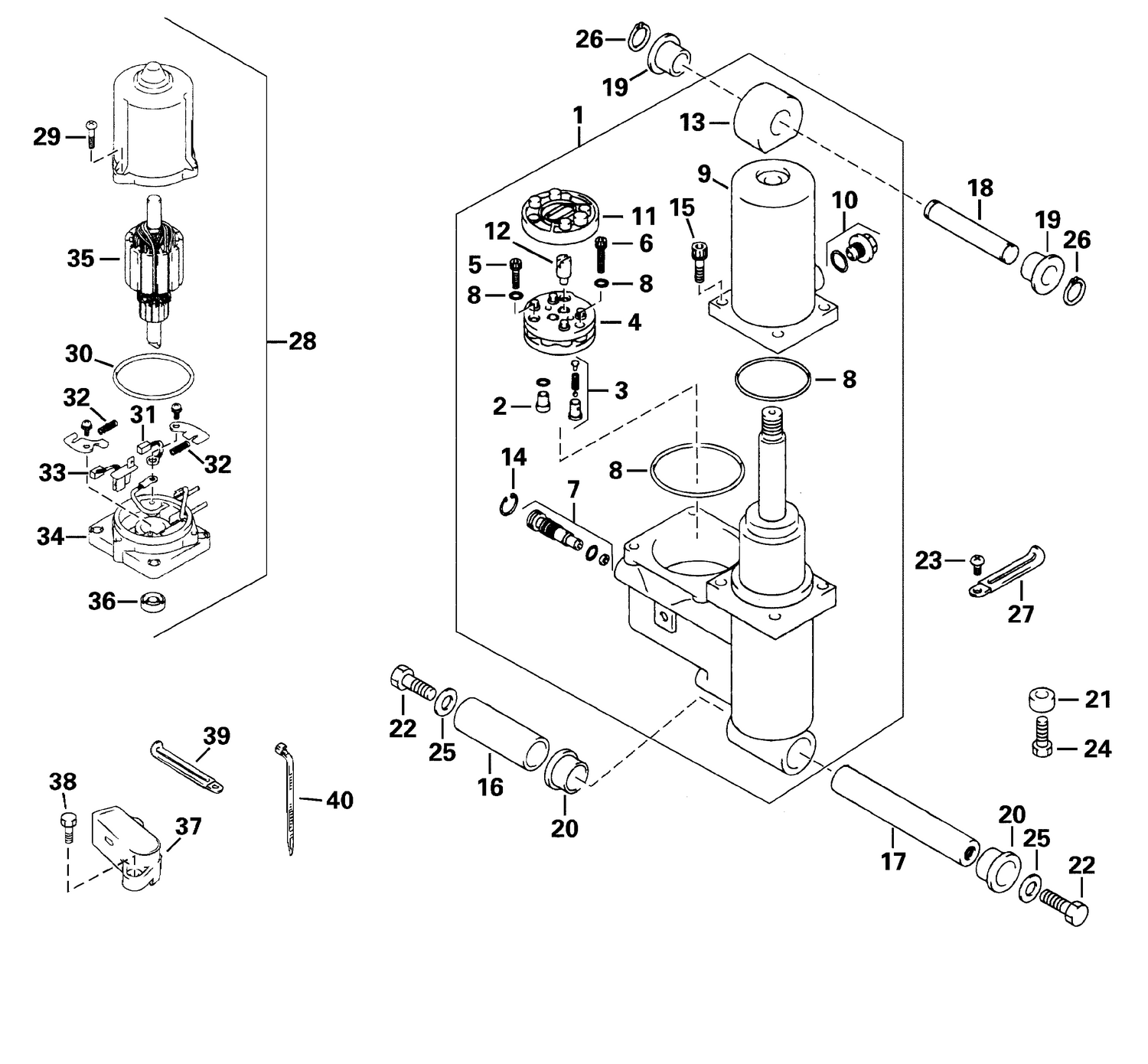 POWER TRIM/TILT HYDRAULIC