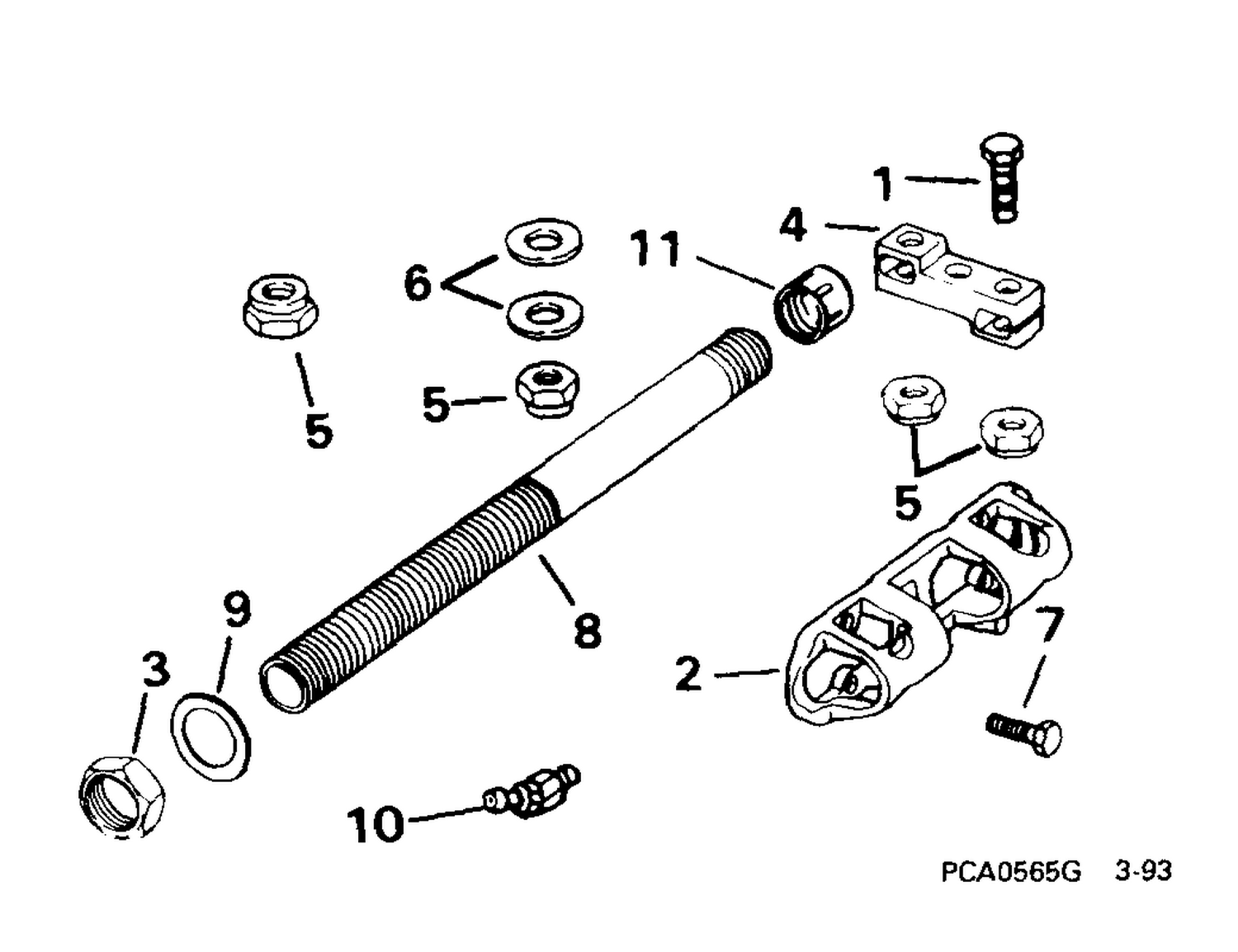 DUAL CABLE STEERING CONNECTOR KIT -- PARALLEL ENTRY --
