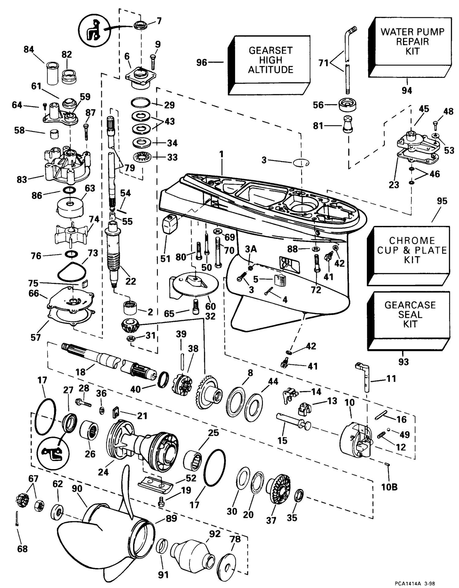 GEARCASE -- STANDARD ROTATION -- FSL & FSX MODELS