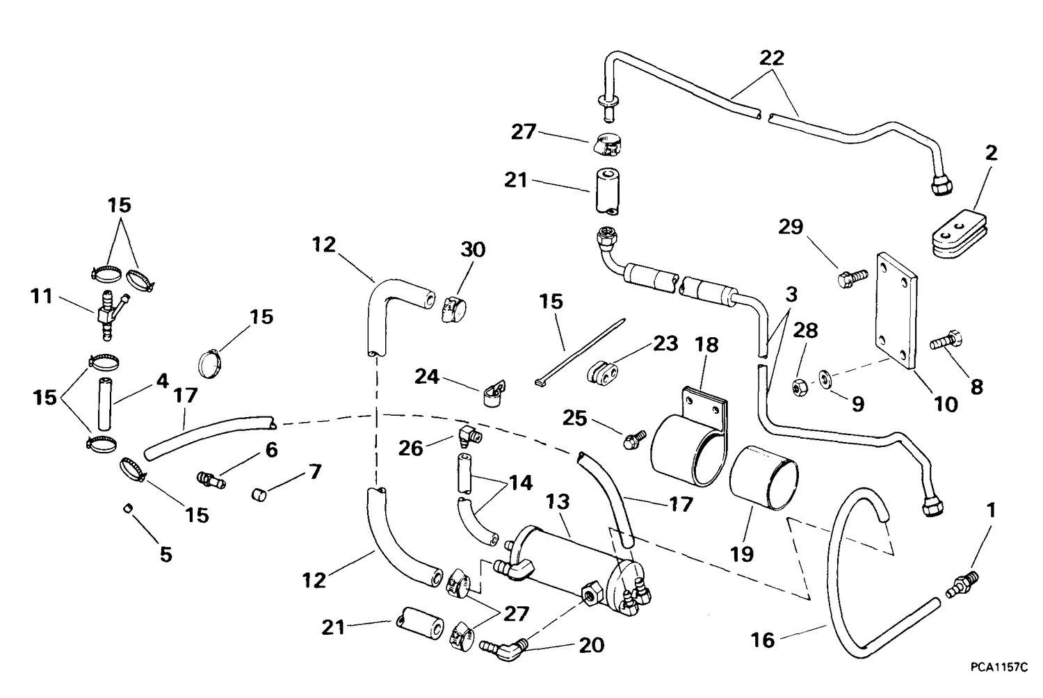STEERING HOSE KIT