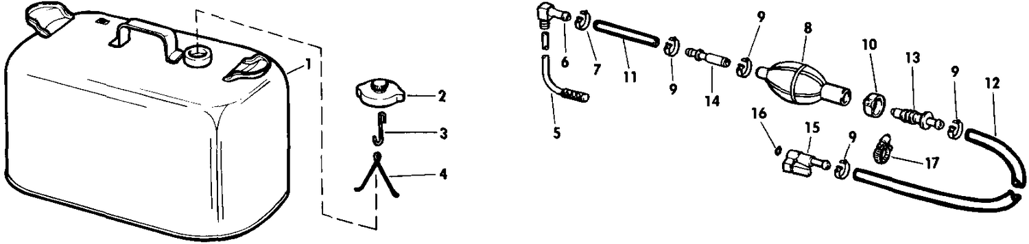 FUEL TANK WITHOUT GAUGE