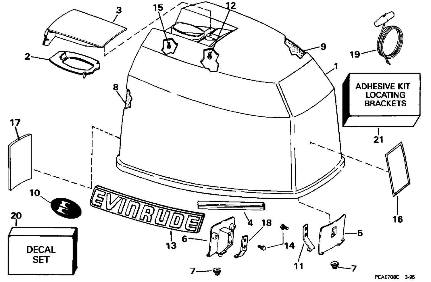 ENGINE COVER - EVINRUDE