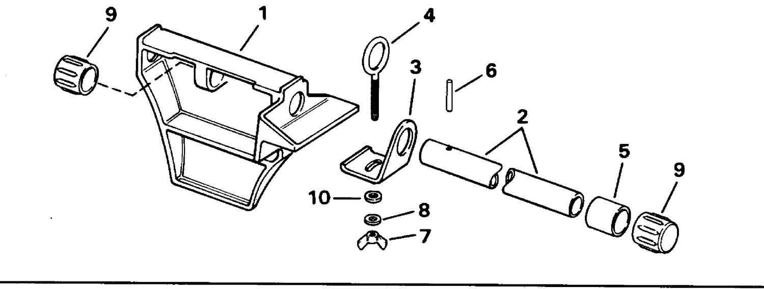 CANOE MOTOR BRACKET KIT