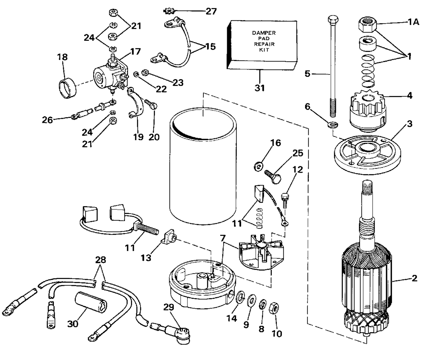 ELECTRIC STARTER AMERICAN BOSCH 17996-29-MO30SM