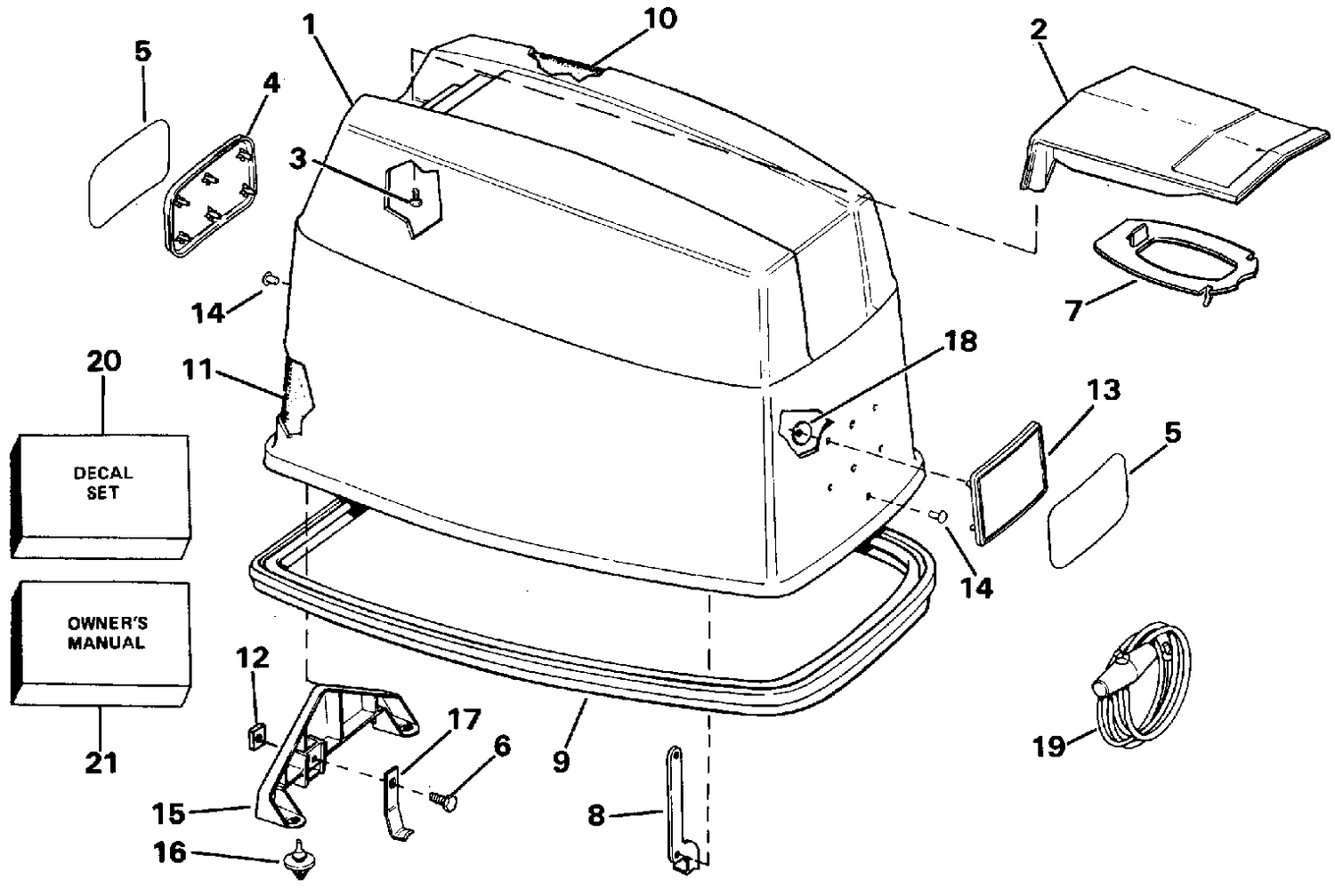 ENGINE COVER - JOHNSON