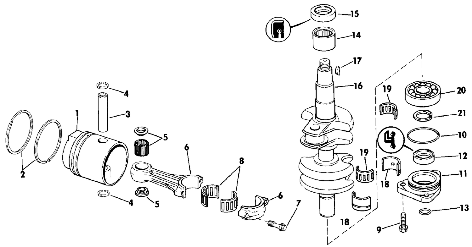 CRANKSHAFT & PISTON