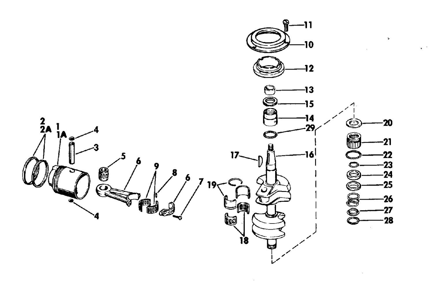 CRANKSHAFT & PISTON
