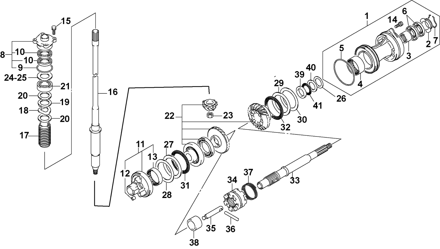 GEARS, COUNTER ROTATION