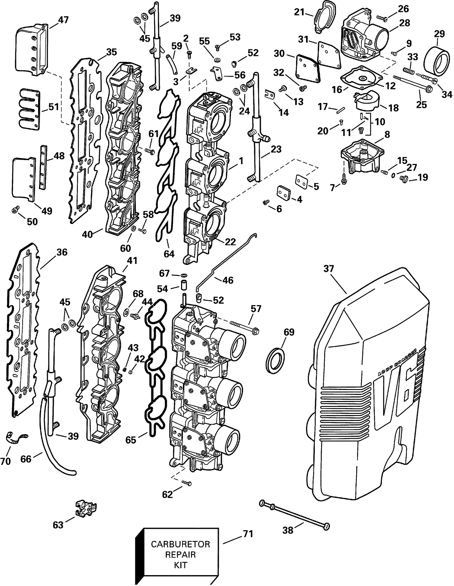 CARBURETOR & INTAKE MANIFOLD