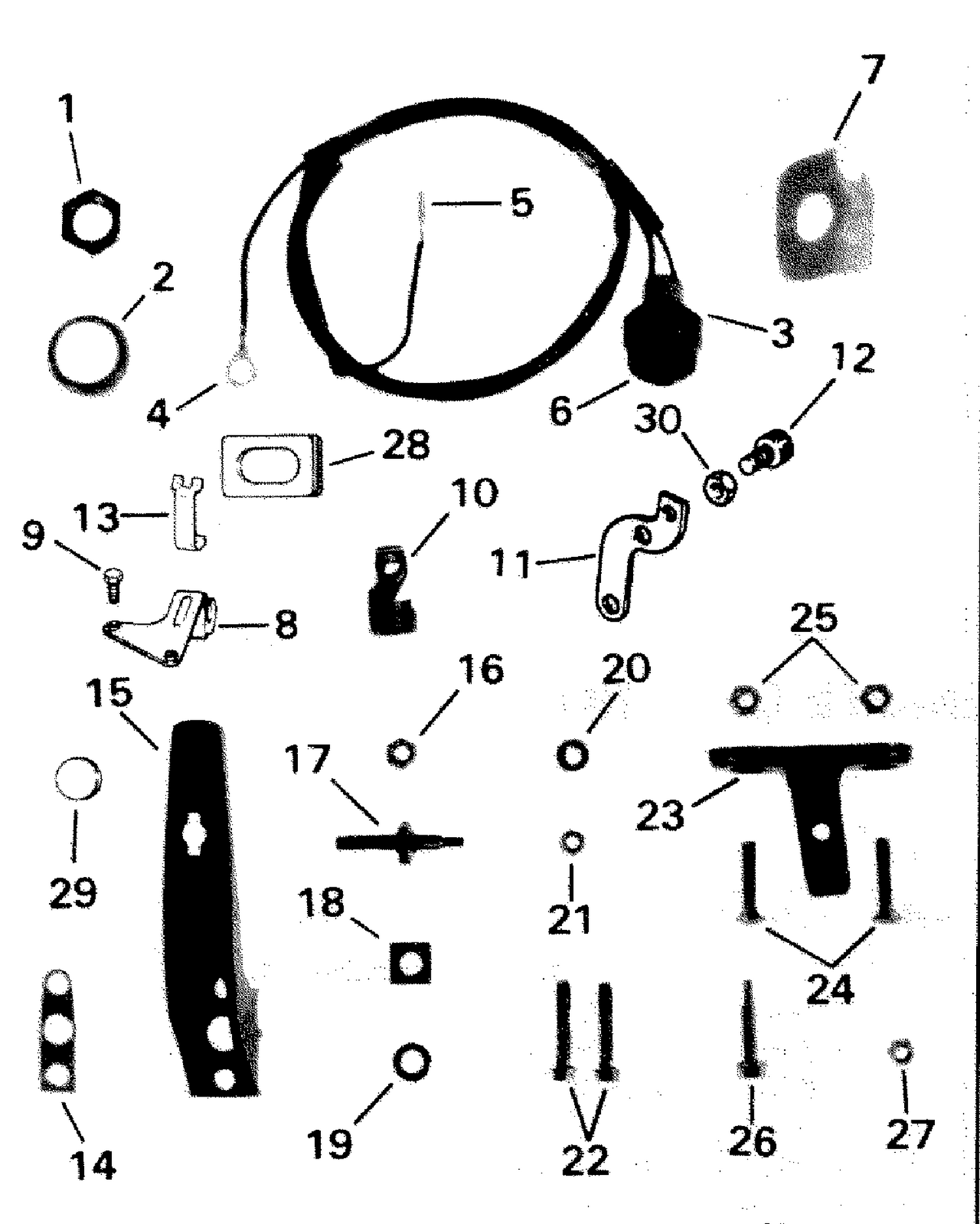 REMOTE CONTROL ADAPTER KIT - 20, 25, & 30 (2-CYLINDER)