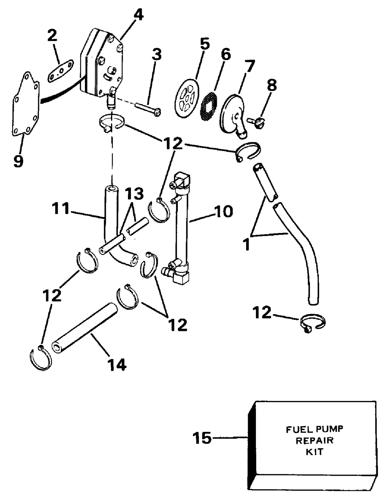 FUEL PUMP - 88 MODELS