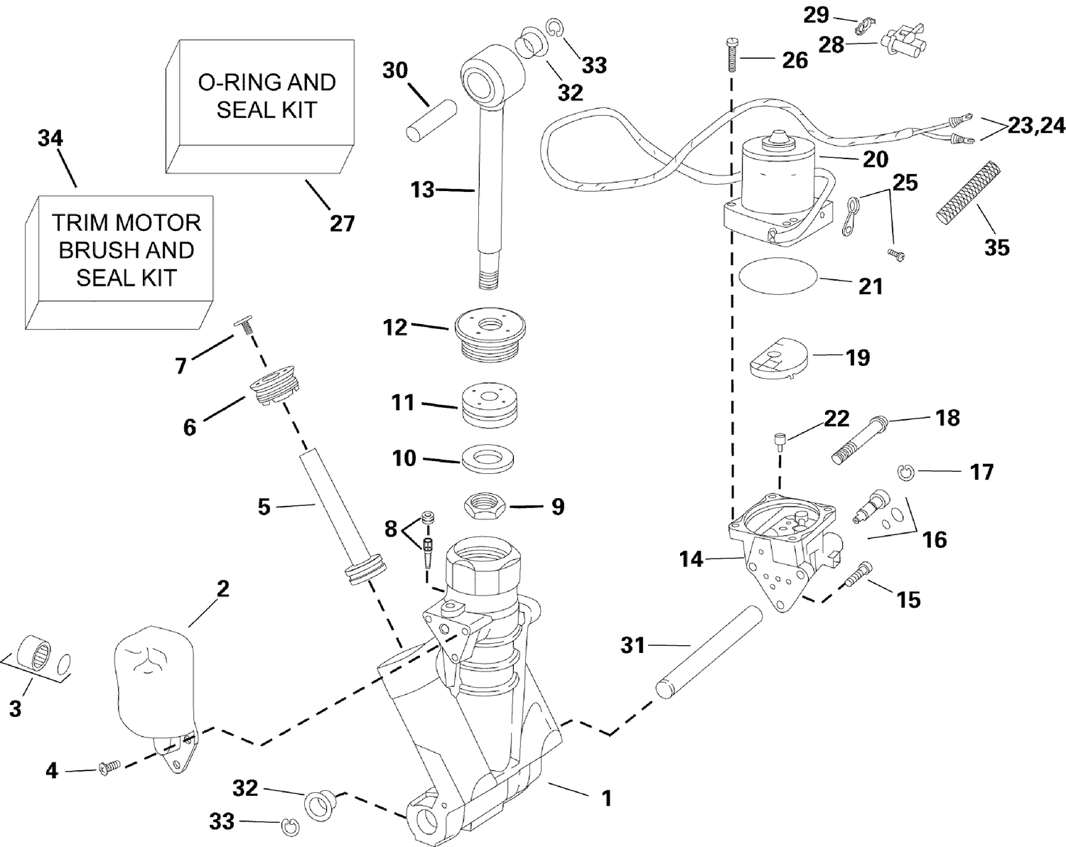 TRIM/TILT HYDRAULIC ASSEMBLY