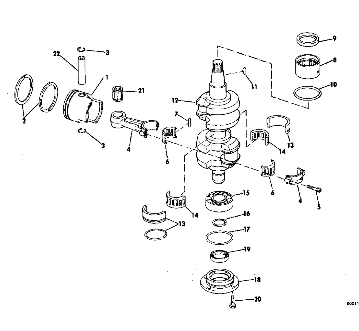 CRANKSHAFT & PISTON