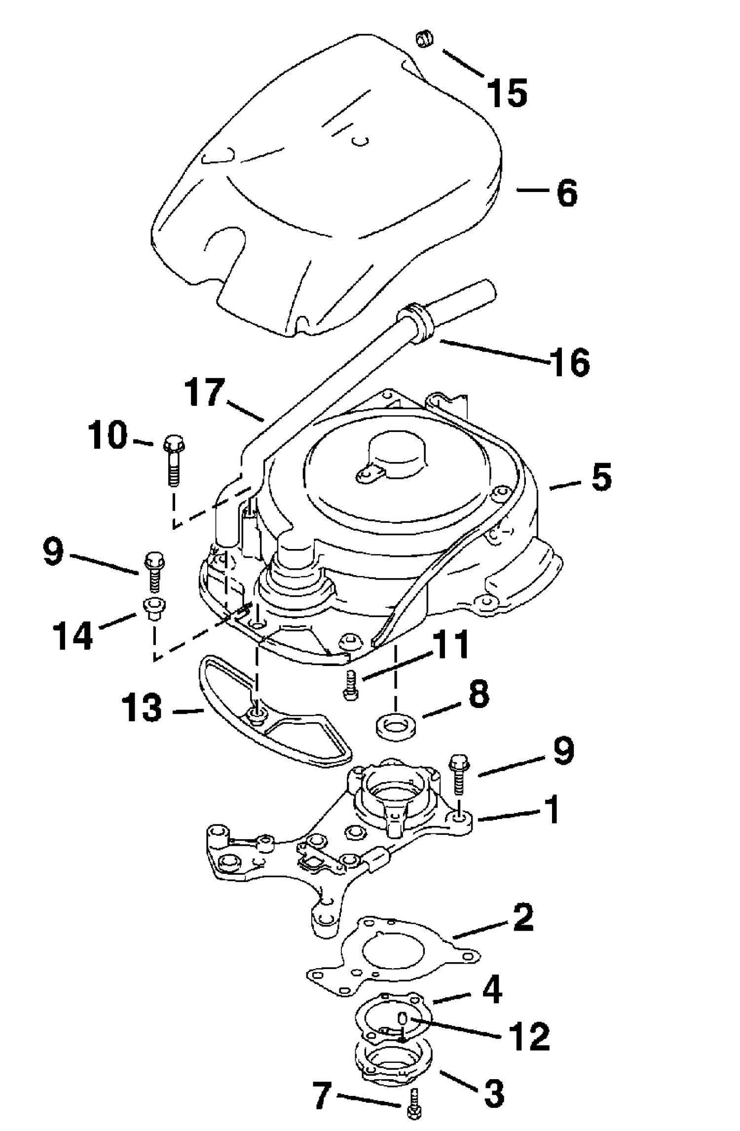 UNDER OIL SEAL HOUSING & COVER