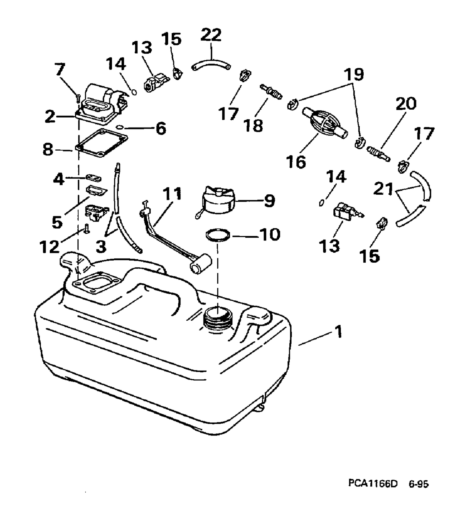 FUEL TANK - 3 GALLON