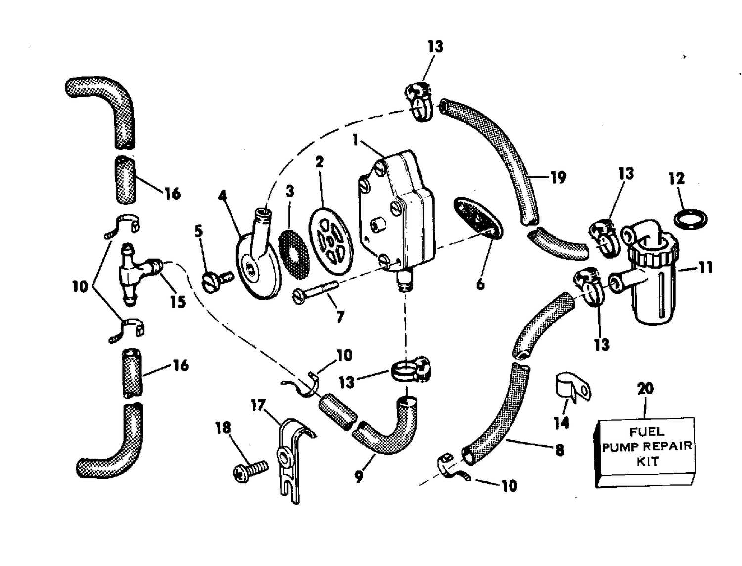 FUEL PUMP AND FILTER