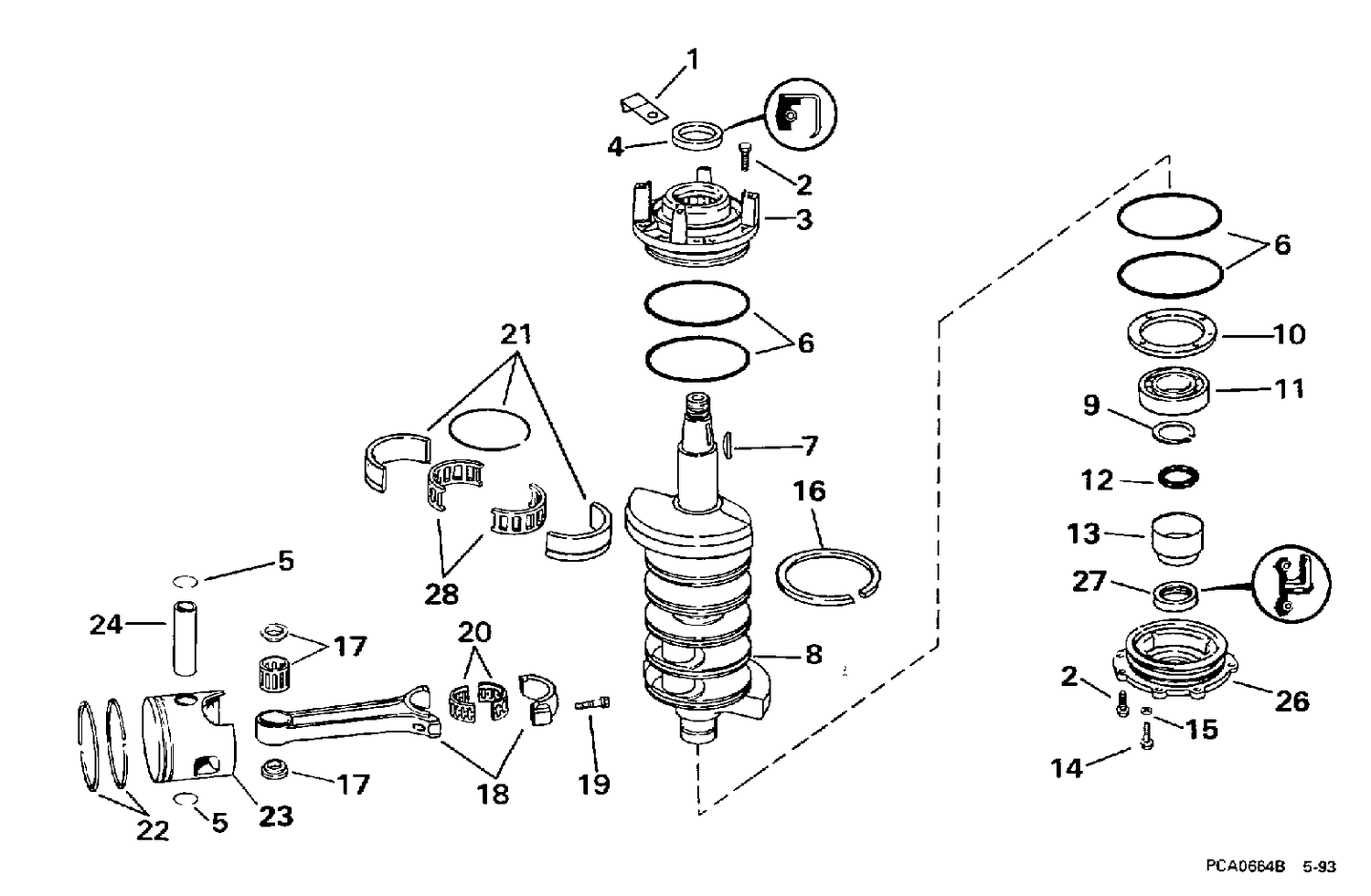CRANKSHAFT & PISTON